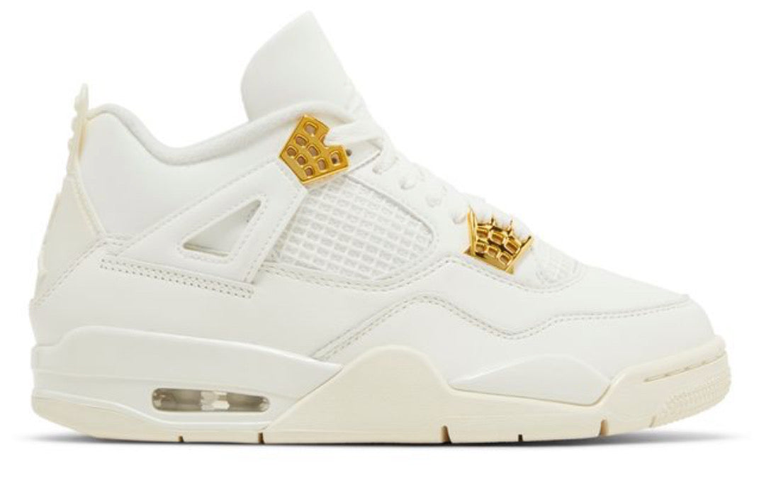 Wmns Air Jordan 4 Retro 'Metallic Gold'